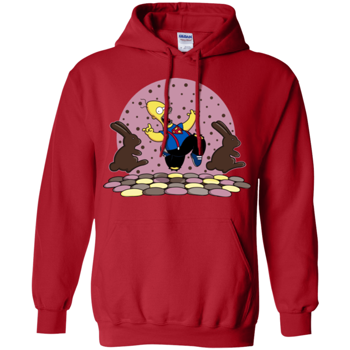 Sweatshirts Red / Small The Land of Chocolate Pullover Hoodie