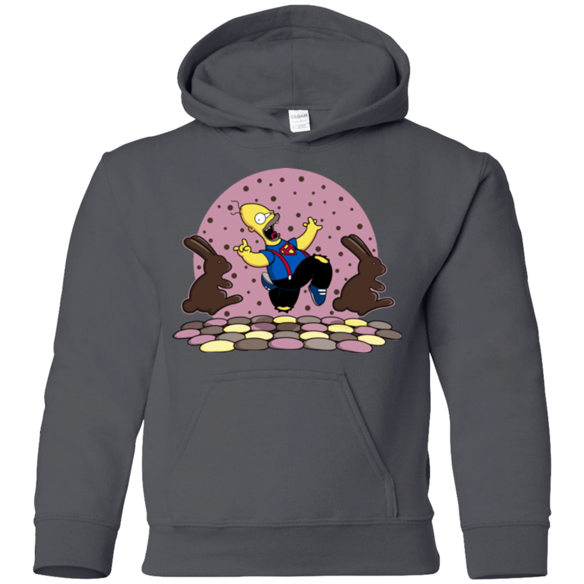 Sweatshirts Charcoal / YS The Land of Chocolate Youth Hoodie