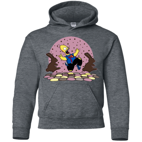 Sweatshirts Dark Heather / YS The Land of Chocolate Youth Hoodie