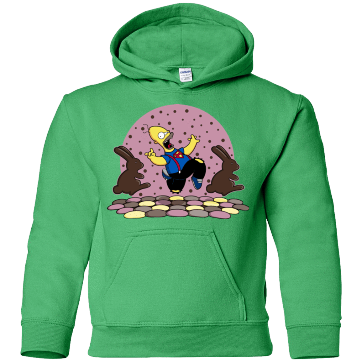 Sweatshirts Irish Green / YS The Land of Chocolate Youth Hoodie