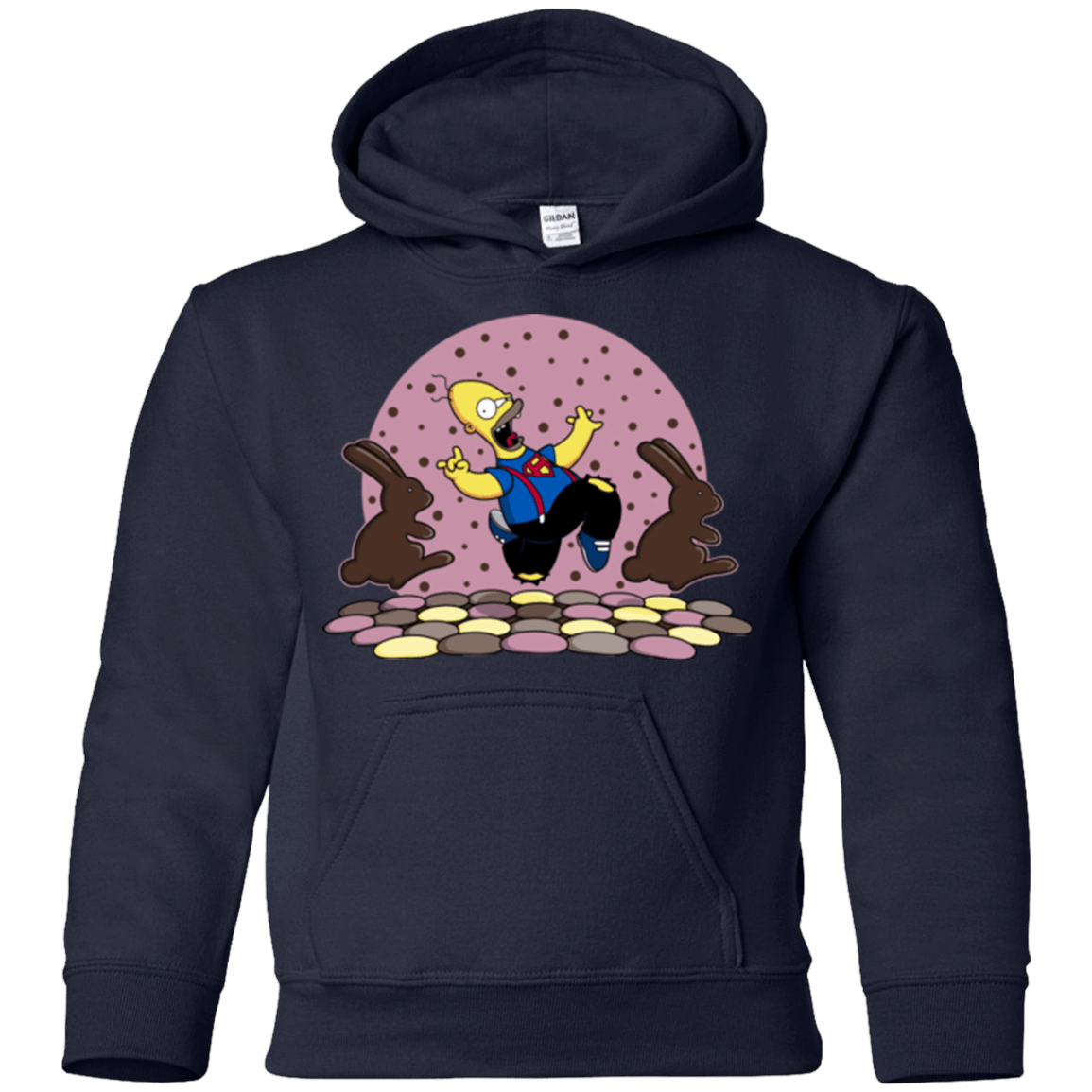 Sweatshirts Navy / YS The Land of Chocolate Youth Hoodie