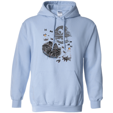 Sweatshirts Light Blue / Small The Last Great Battle Pullover Hoodie