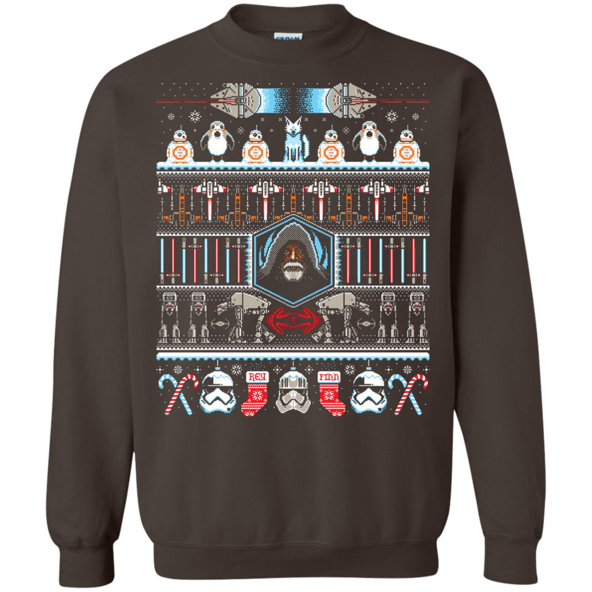 Sweatshirts Dark Chocolate / Small The Last Jedi Crewneck Sweatshirt