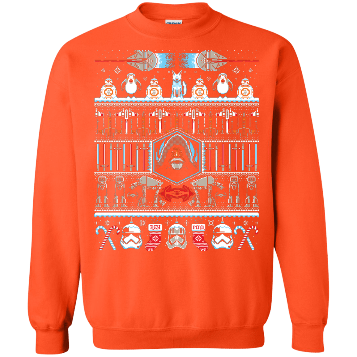 Sweatshirts Orange / Small The Last Jedi Crewneck Sweatshirt