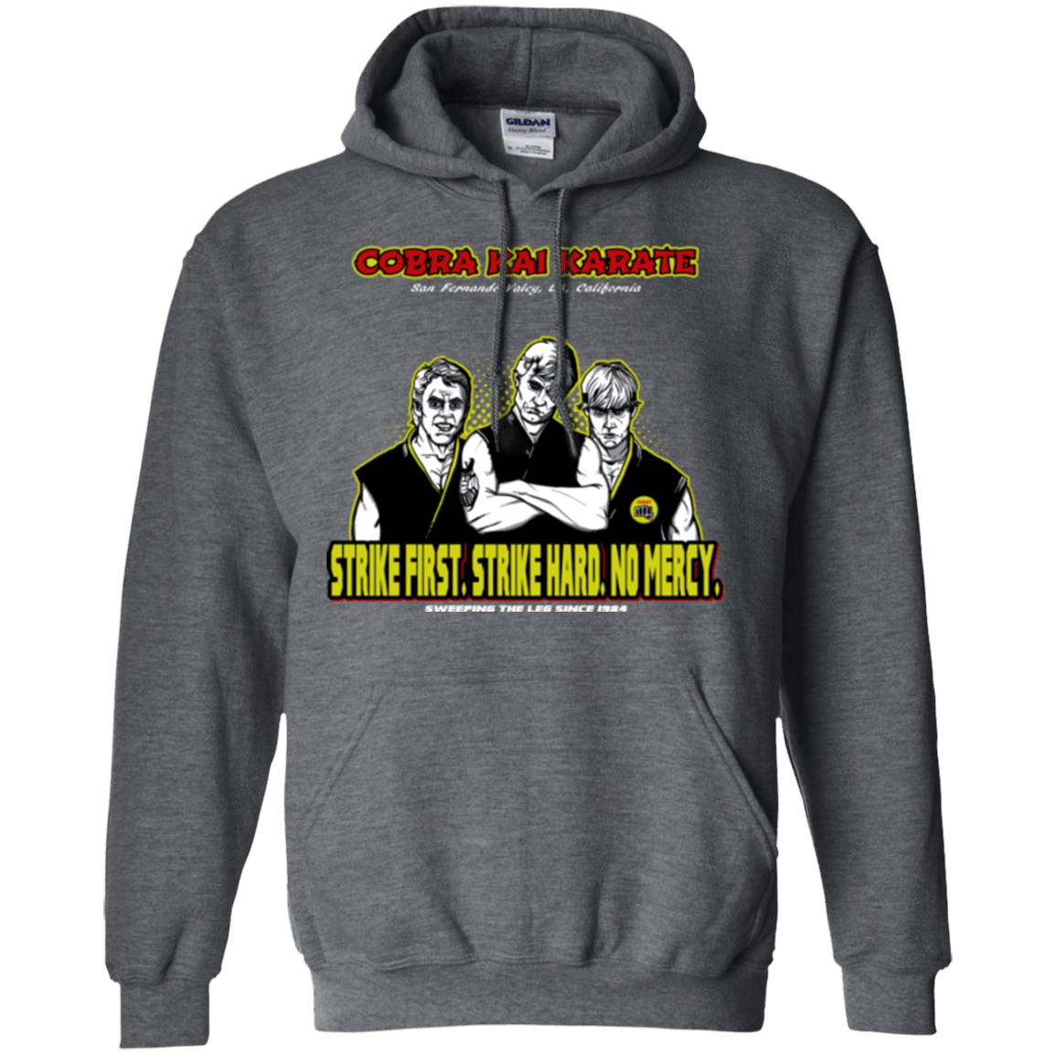 Sweatshirts Dark Heather / Small The Leg Sweepers Pullover Hoodie