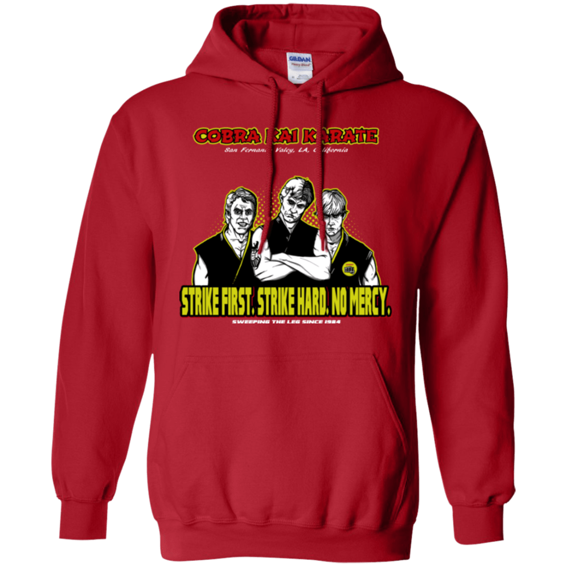 Sweatshirts Red / Small The Leg Sweepers Pullover Hoodie