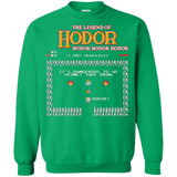 Sweatshirts Irish Green / Small The Legend of Hodor Crewneck Sweatshirt