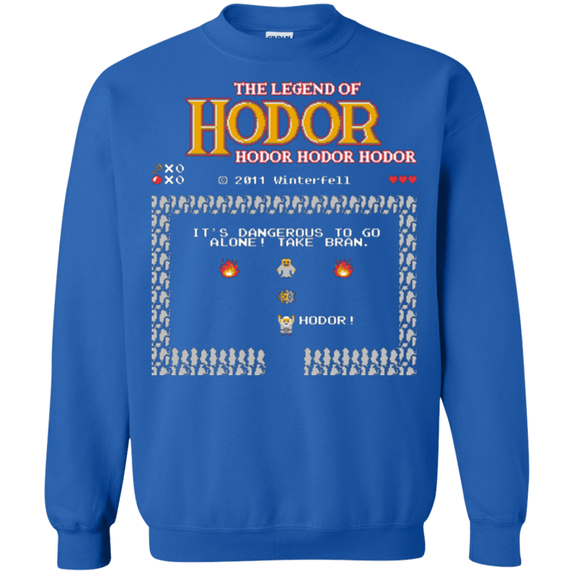 Sweatshirts Royal / Small The Legend of Hodor Crewneck Sweatshirt