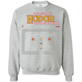 Sweatshirts Sport Grey / Small The Legend of Hodor Crewneck Sweatshirt