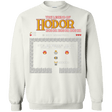 Sweatshirts White / Small The Legend of Hodor Crewneck Sweatshirt