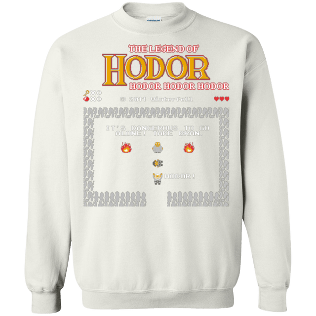 Sweatshirts White / Small The Legend of Hodor Crewneck Sweatshirt