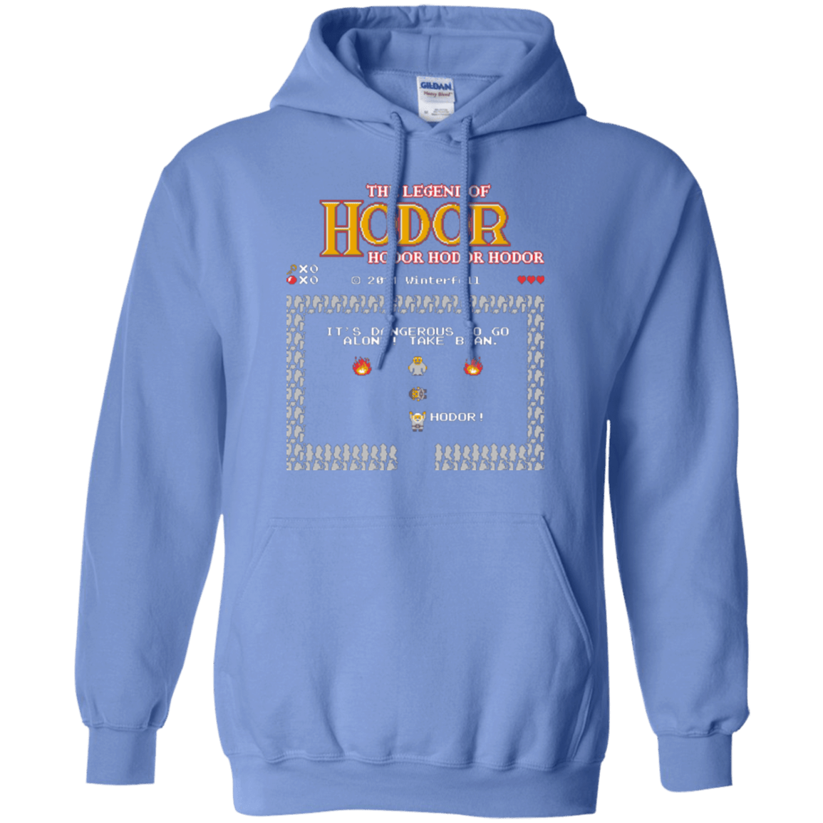 Sweatshirts Carolina Blue / Small The Legend of Hodor Pullover Hoodie