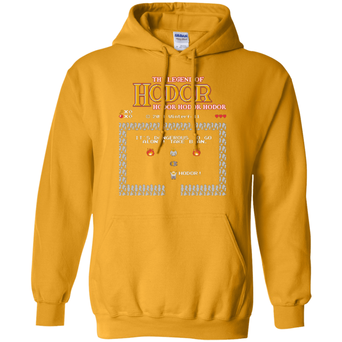 Sweatshirts Gold / Small The Legend of Hodor Pullover Hoodie