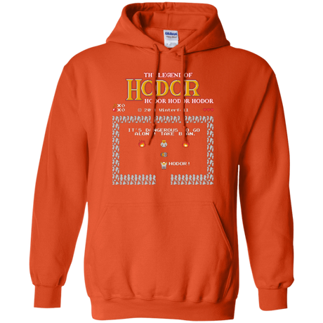 Sweatshirts Orange / Small The Legend of Hodor Pullover Hoodie