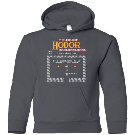 Sweatshirts Charcoal / YS The Legend of Hodor Youth Hoodie