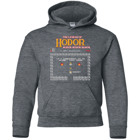 Sweatshirts Dark Heather / YS The Legend of Hodor Youth Hoodie