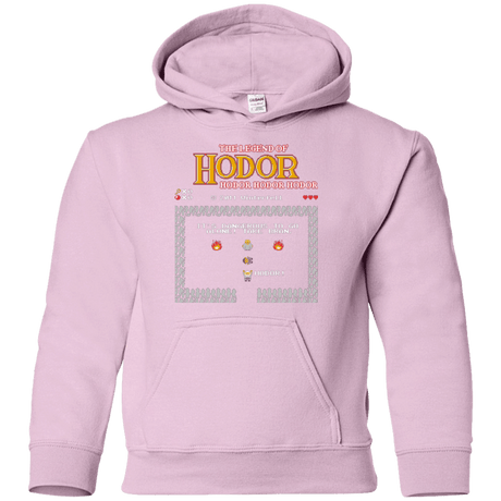 Sweatshirts Light Pink / YS The Legend of Hodor Youth Hoodie