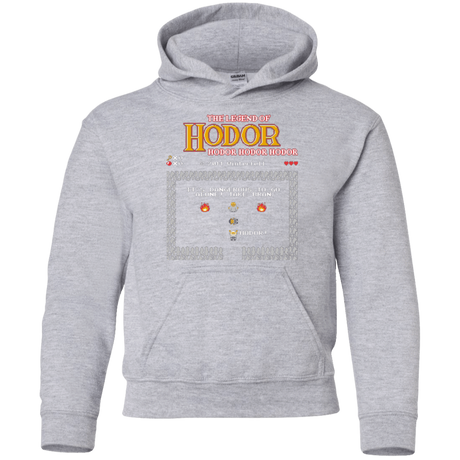 Sweatshirts Sport Grey / YS The Legend of Hodor Youth Hoodie
