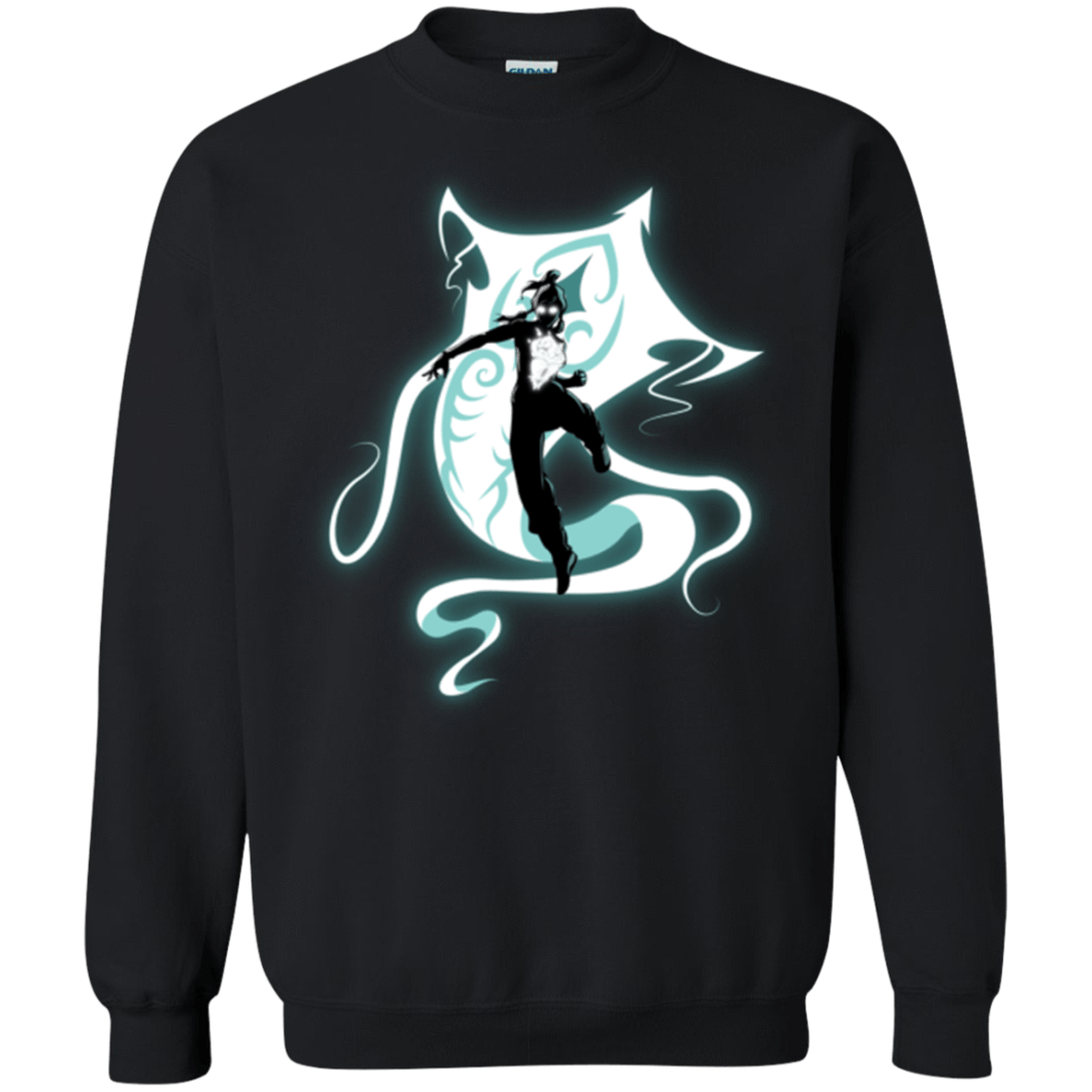 Sweatshirts Black / Small The Legend Of Korra Avatar State V2 Crewneck Sweatshirt