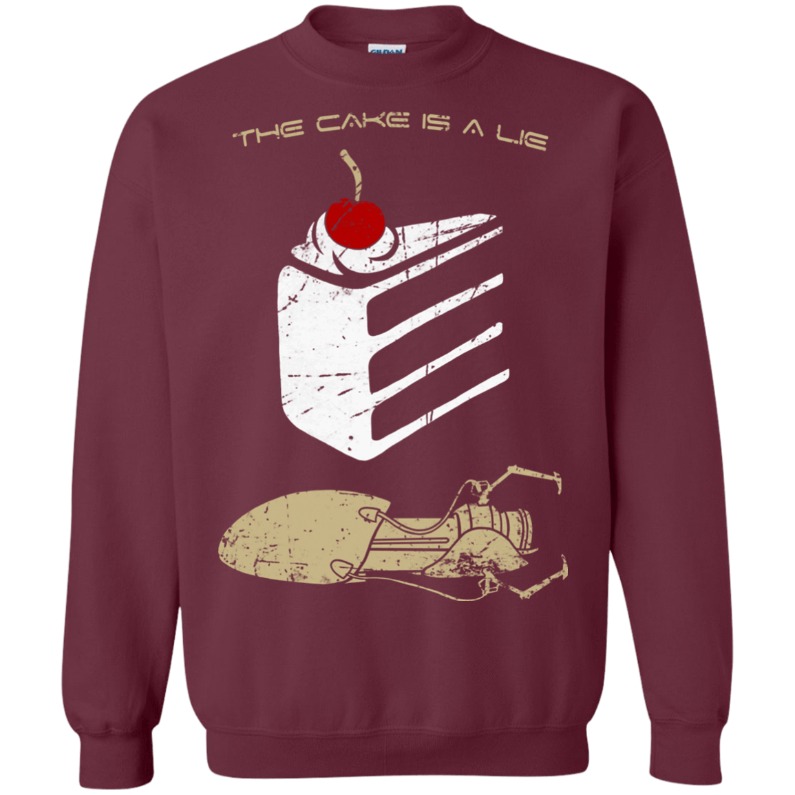 Sweatshirts Maroon / S The Lie Crewneck Sweatshirt