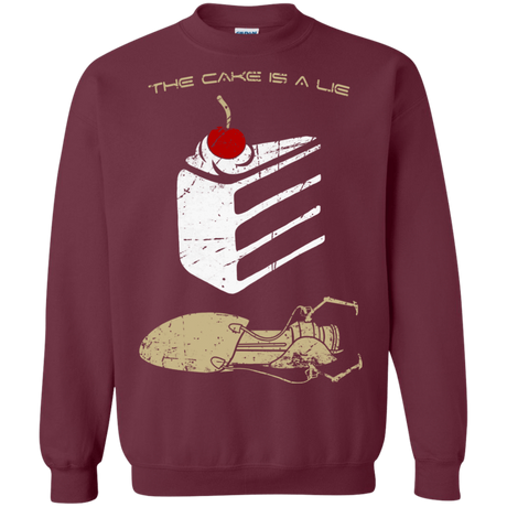 Sweatshirts Maroon / S The Lie Crewneck Sweatshirt