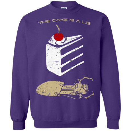 Sweatshirts Purple / S The Lie Crewneck Sweatshirt