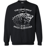 Sweatshirts Black / S The Lone Wolf Crewneck Sweatshirt