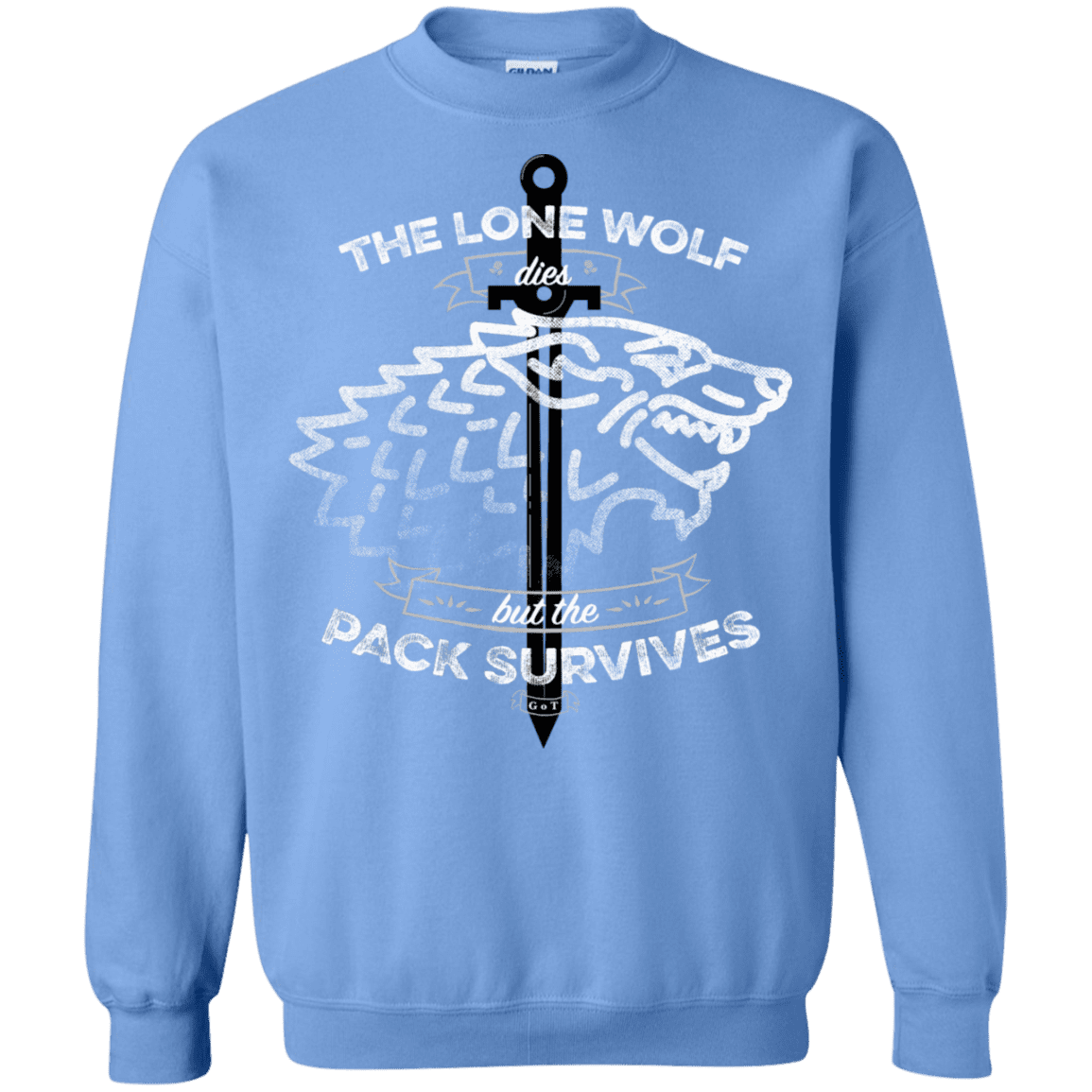 Sweatshirts Carolina Blue / S The Lone Wolf Crewneck Sweatshirt