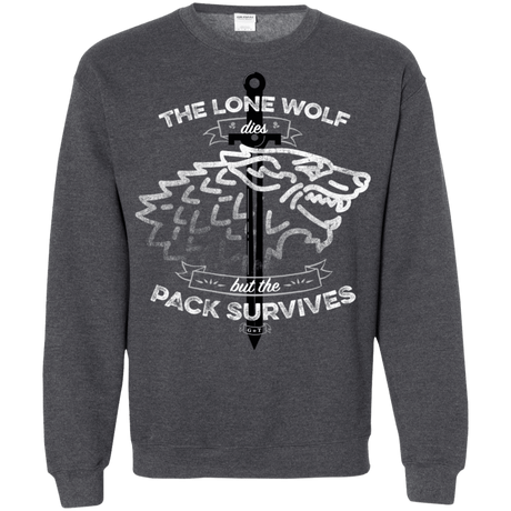 Sweatshirts Dark Heather / S The Lone Wolf Crewneck Sweatshirt