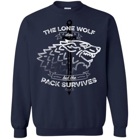 Sweatshirts Navy / S The Lone Wolf Crewneck Sweatshirt