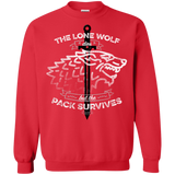 Sweatshirts Red / S The Lone Wolf Crewneck Sweatshirt