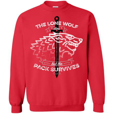 Sweatshirts Red / S The Lone Wolf Crewneck Sweatshirt