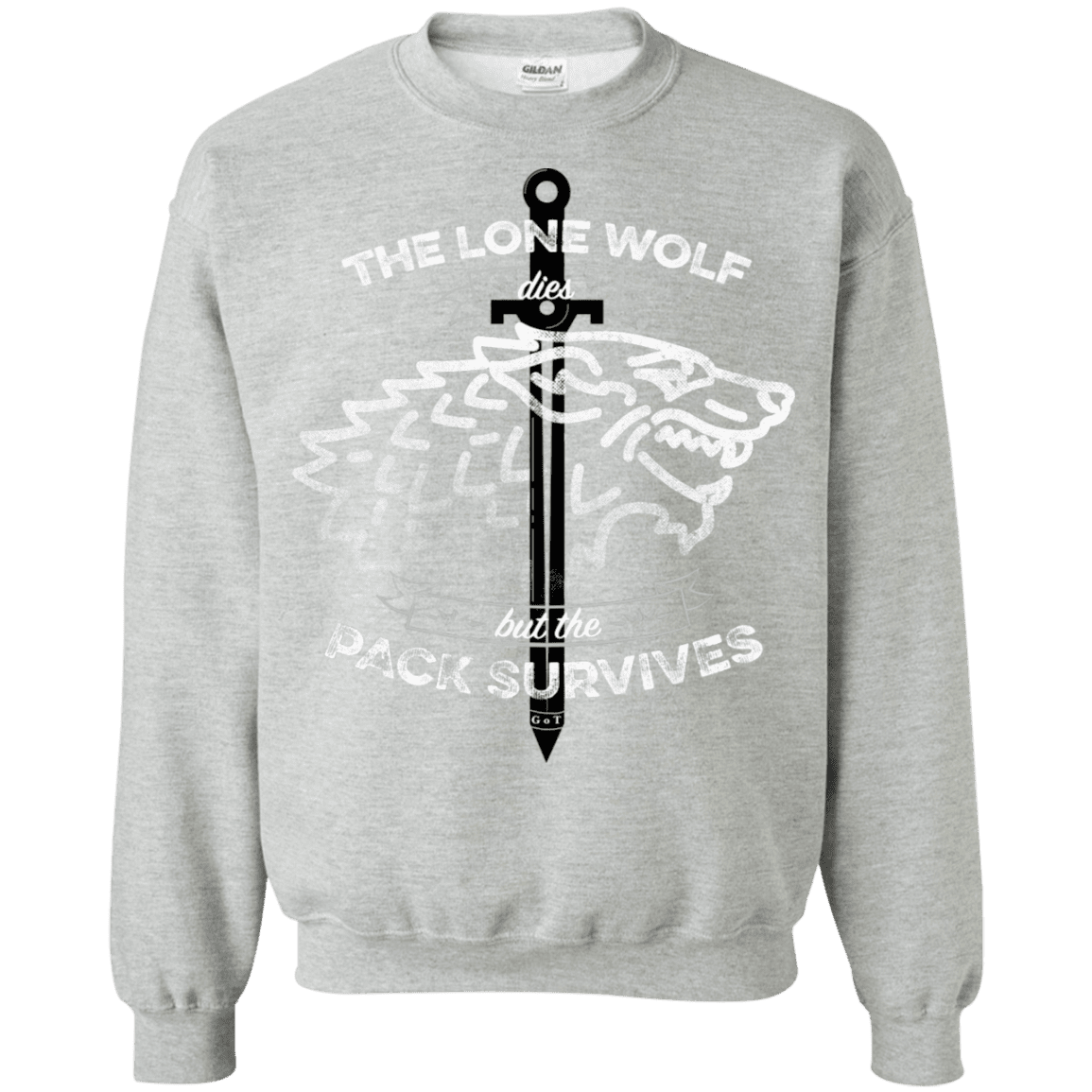 Sweatshirts Sport Grey / S The Lone Wolf Crewneck Sweatshirt