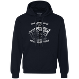 Sweatshirts Navy / S The Lone Wolf Premium Fleece Hoodie