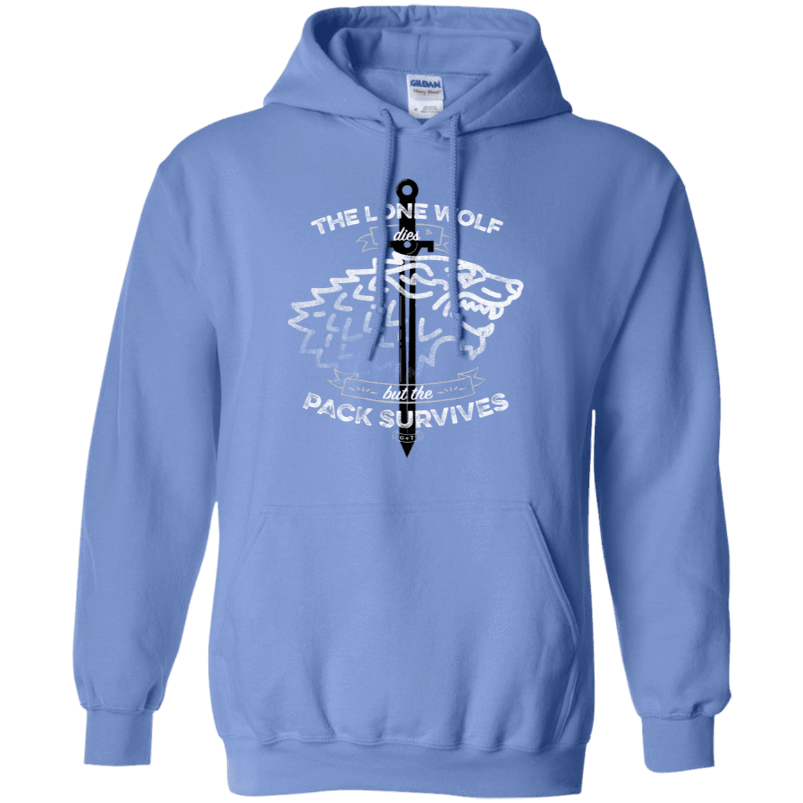 Sweatshirts Carolina Blue / S The Lone Wolf Pullover Hoodie