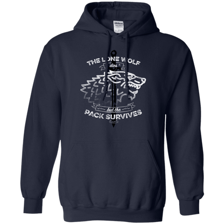 Sweatshirts Navy / S The Lone Wolf Pullover Hoodie