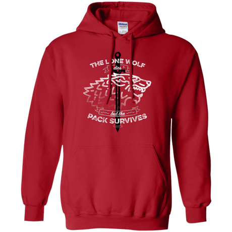 Sweatshirts Red / S The Lone Wolf Pullover Hoodie