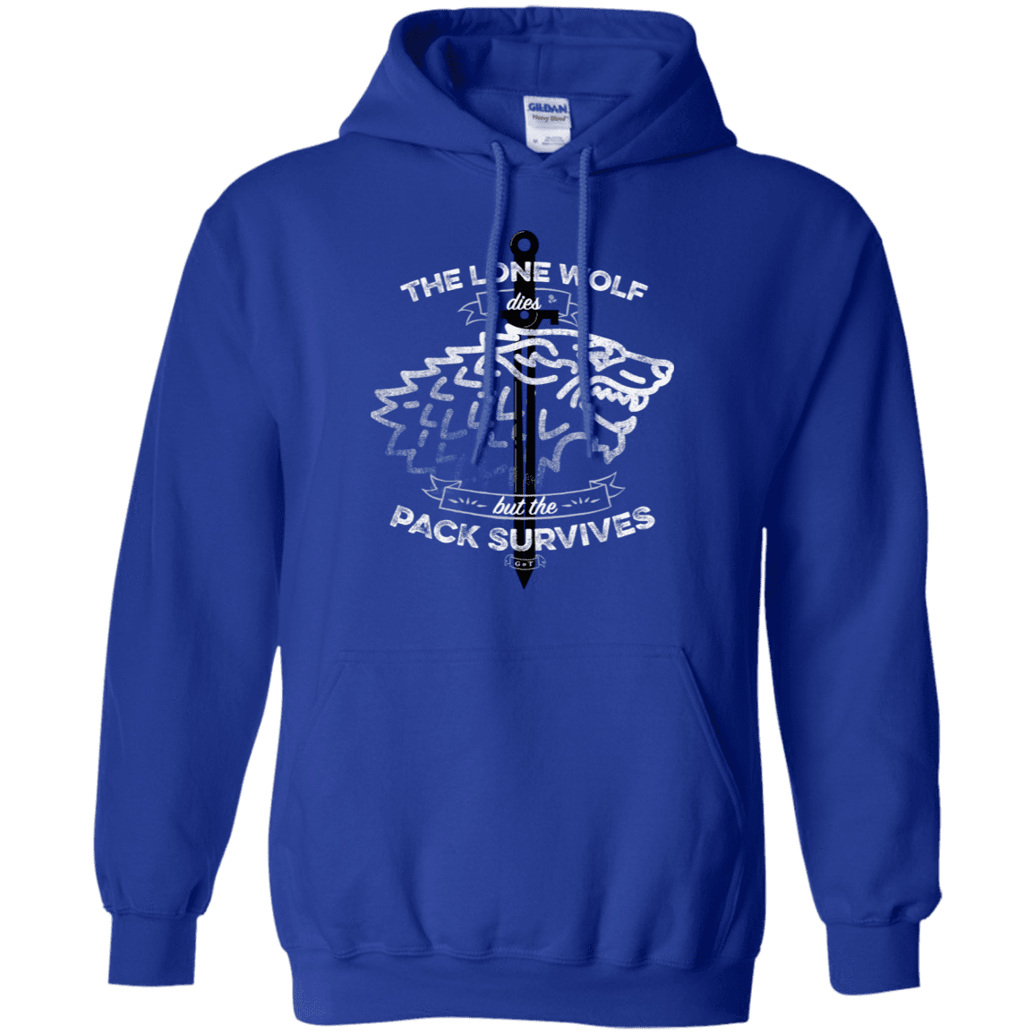 Sweatshirts Royal / S The Lone Wolf Pullover Hoodie