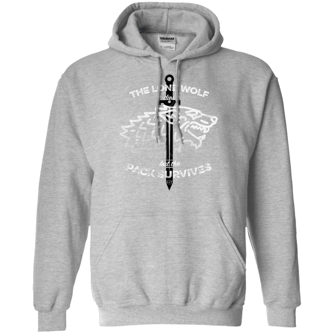 Sweatshirts Sport Grey / S The Lone Wolf Pullover Hoodie