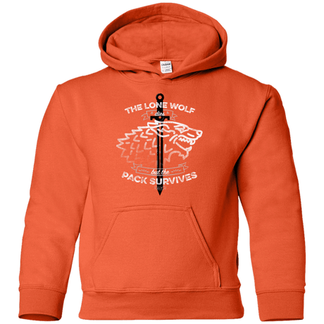 Sweatshirts Orange / YS The Lone Wolf Youth Hoodie