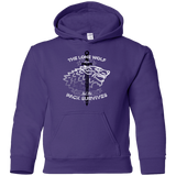 Sweatshirts Purple / YS The Lone Wolf Youth Hoodie
