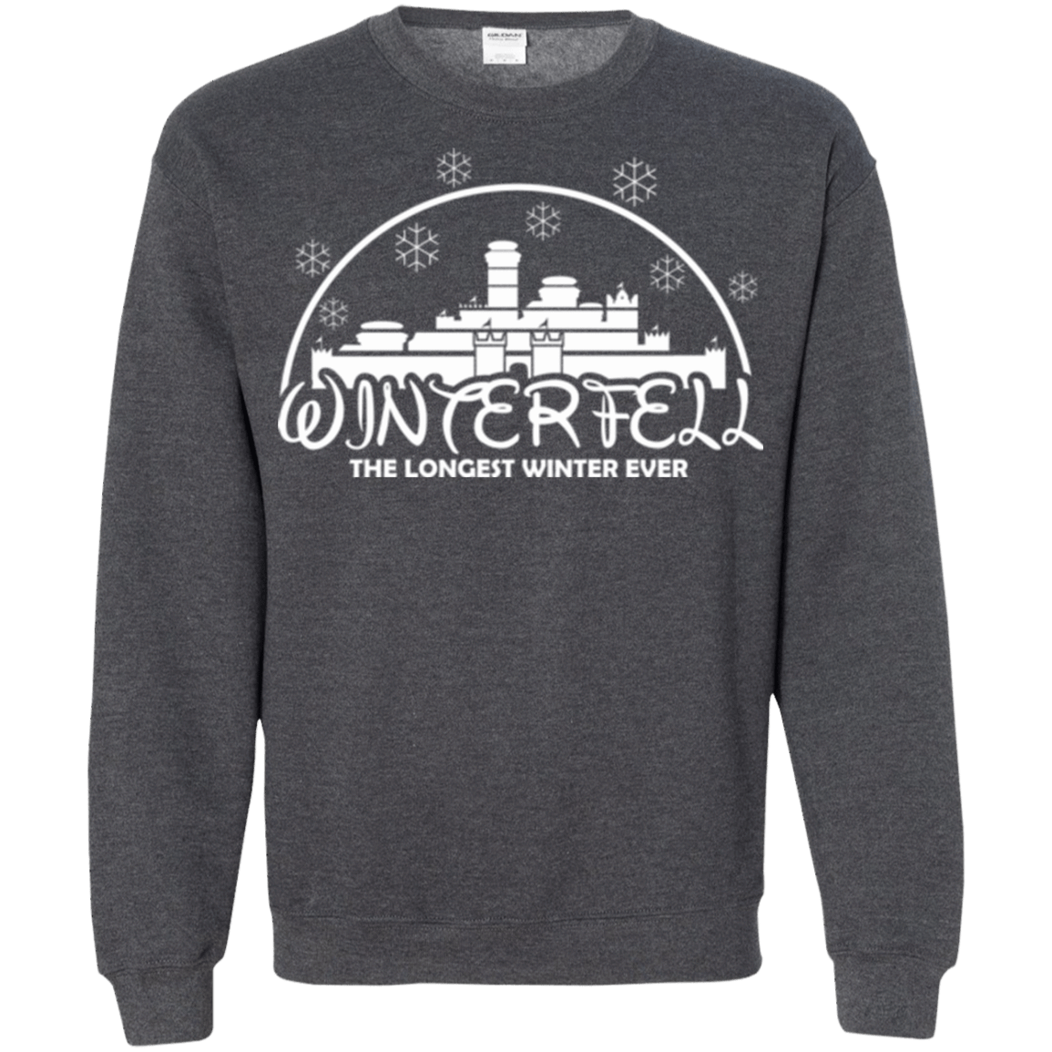 Sweatshirts Dark Heather / Small The longest winter Crewneck Sweatshirt