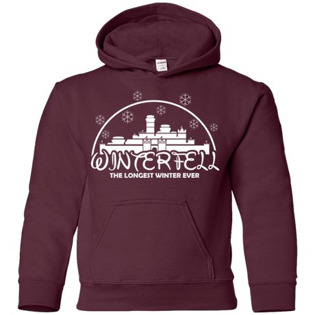 Sweatshirts Maroon / YS The longest winter Youth Hoodie
