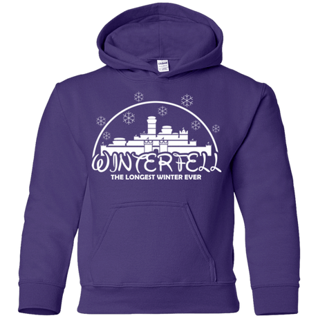 Sweatshirts Purple / YS The longest winter Youth Hoodie