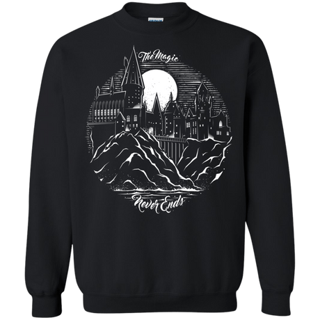 Sweatshirts Black / Small The Magic Never Ends Crewneck Sweatshirt