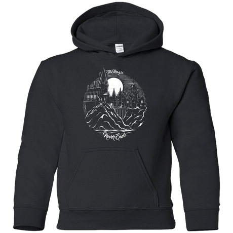 Sweatshirts Black / YS The Magic Never Ends Youth Hoodie