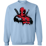 Sweatshirts Light Blue / Small The Merc in Red Crewneck Sweatshirt