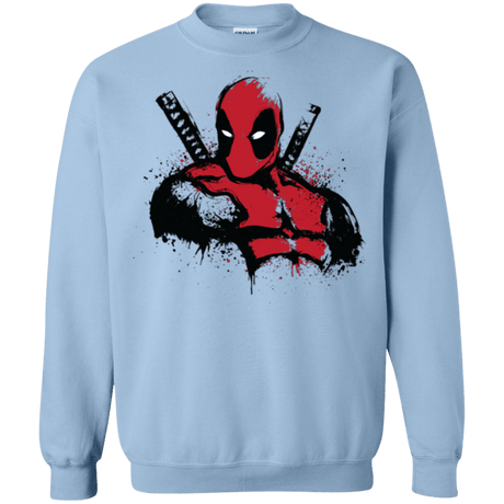 Sweatshirts Light Blue / Small The Merc in Red Crewneck Sweatshirt