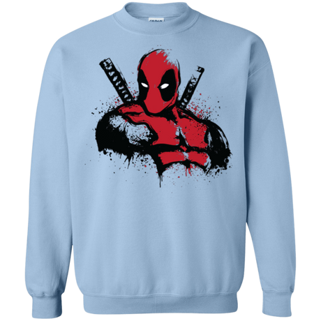 Sweatshirts Light Blue / Small The Merc in Red Crewneck Sweatshirt