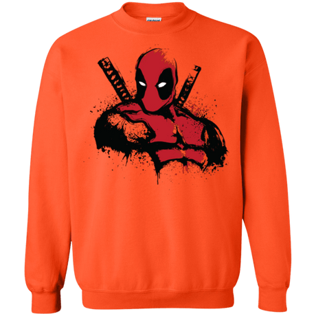 The Merc in Red Crewneck Sweatshirt